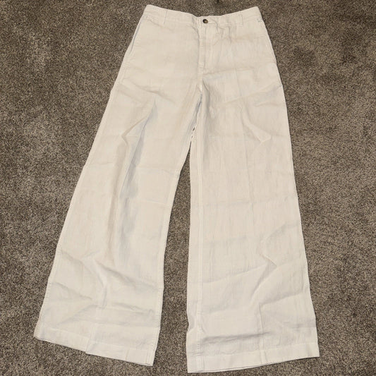 Size 4 Women’s Madewell White Linen Pants