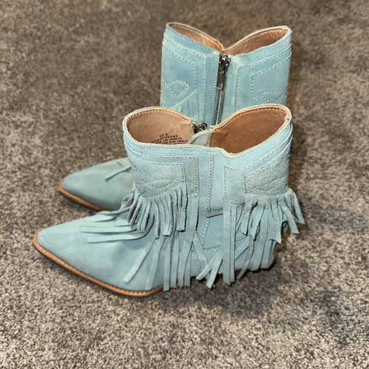 Women’s 7.5 Free People Lawless Fringe Western Boots