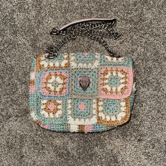 Kurt Geiger London Medium Kensington Crochet Convertible Crossbody Bag