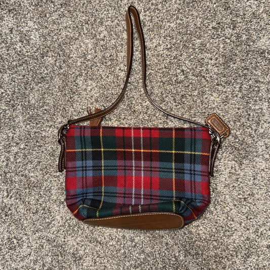 Coach Tartan Plaid Mini Shoulder Bag