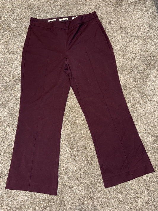 Vince Mid Rise Pintuck Crop Flare Pants- Size 8 Women’s