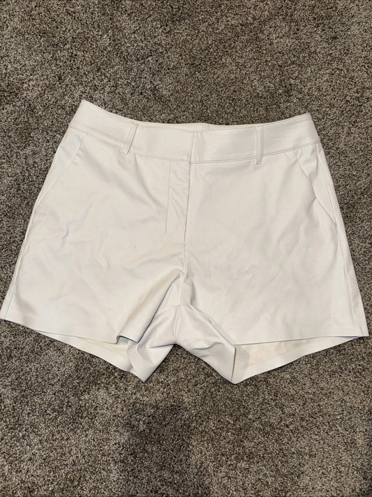 Commando Faux Leather Tailored Shorts White- Women’s  Small