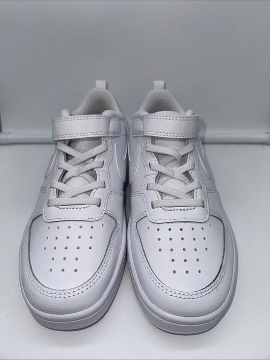 Size 3Y Nike Court Borough Low 2 White