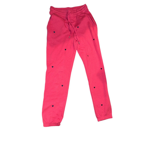 Rails Women’s Small Sweatpants- Pink with hearts