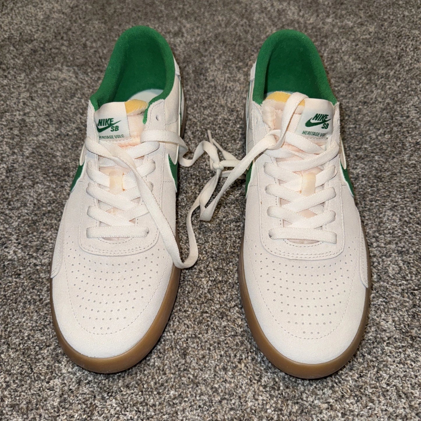 Nike SB Heritage Vulc Lucky Green Gum Men’s Size 9