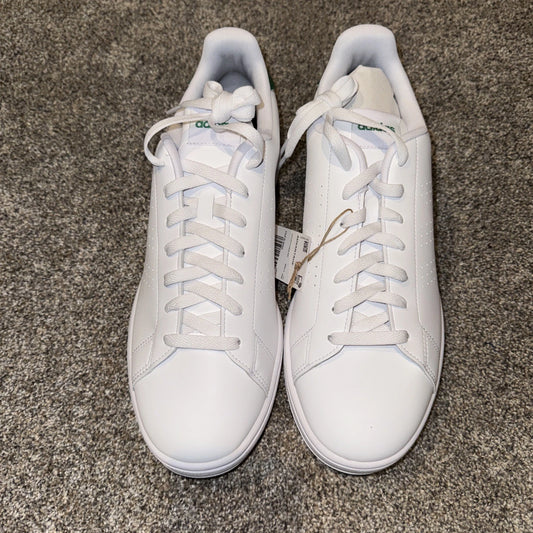Size 11.5 Men’s- Adidas Advantage White Green