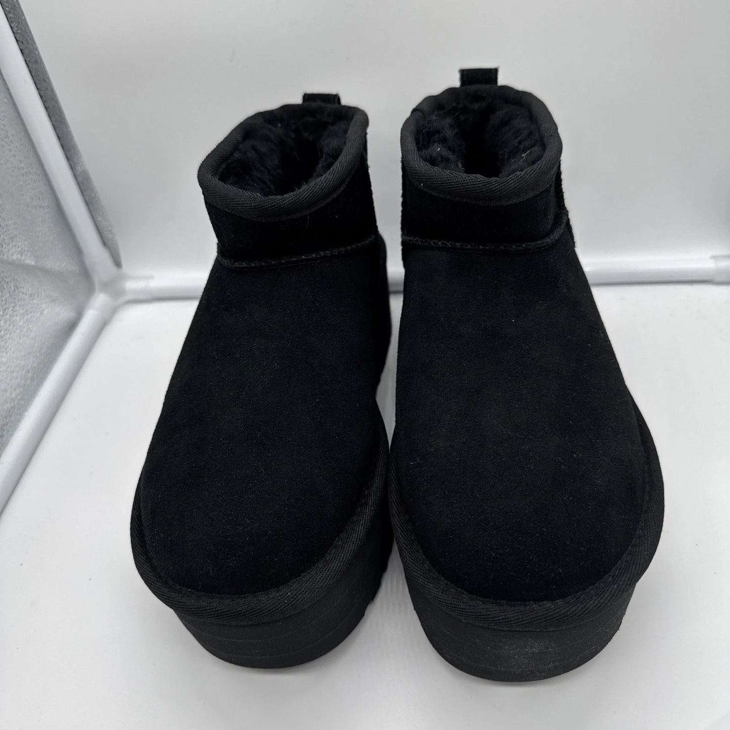 Size 5 Women’s UGG Classic Ultra Mini Platform Black