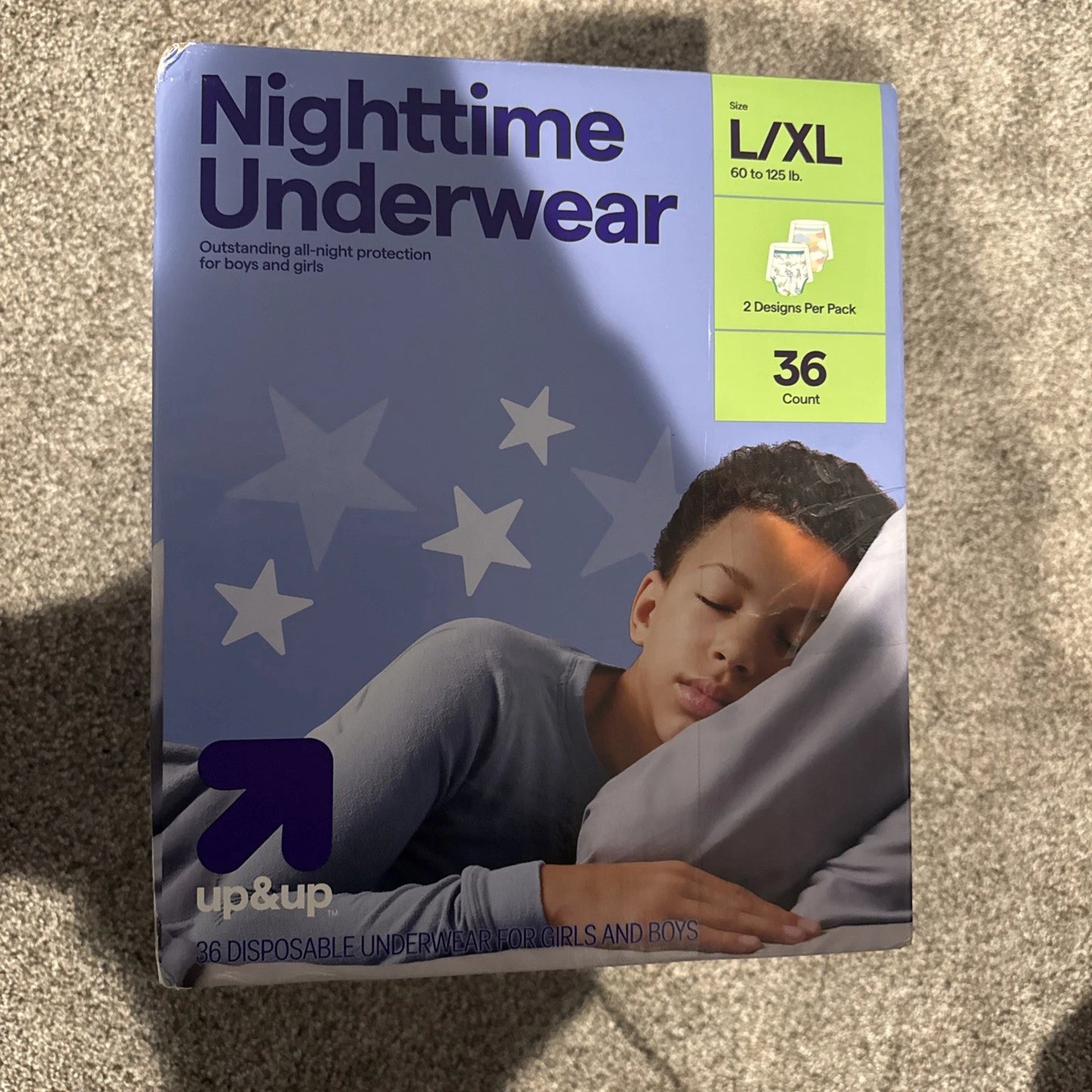 Unisex Nighttime Disposable Underwear - L/XL - 36ct - up&up™- For Boys & Girls