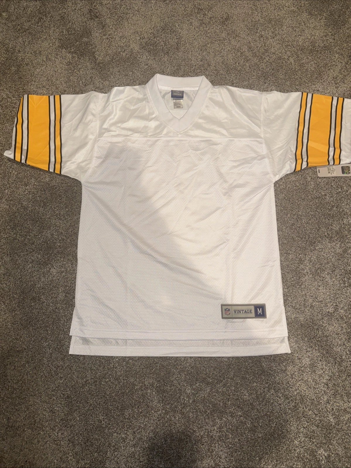 Size Medium Men's Vintage NFL Proline Jersey Steelers White