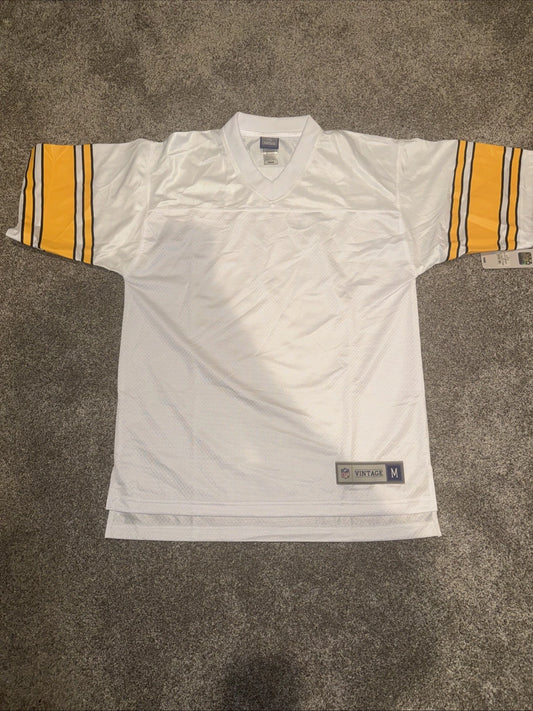 Size Medium Men's Vintage NFL Proline Jersey Steelers White