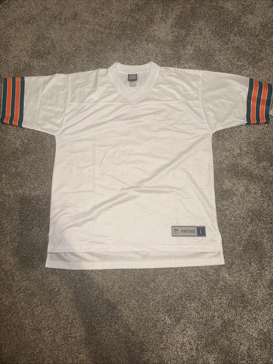 Size Large Men's Vintage NFL Proline Jersey Dolphins White
