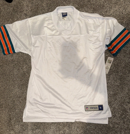 Size Medium Men’s Vintage NFL Proline Jersey Dolphins White