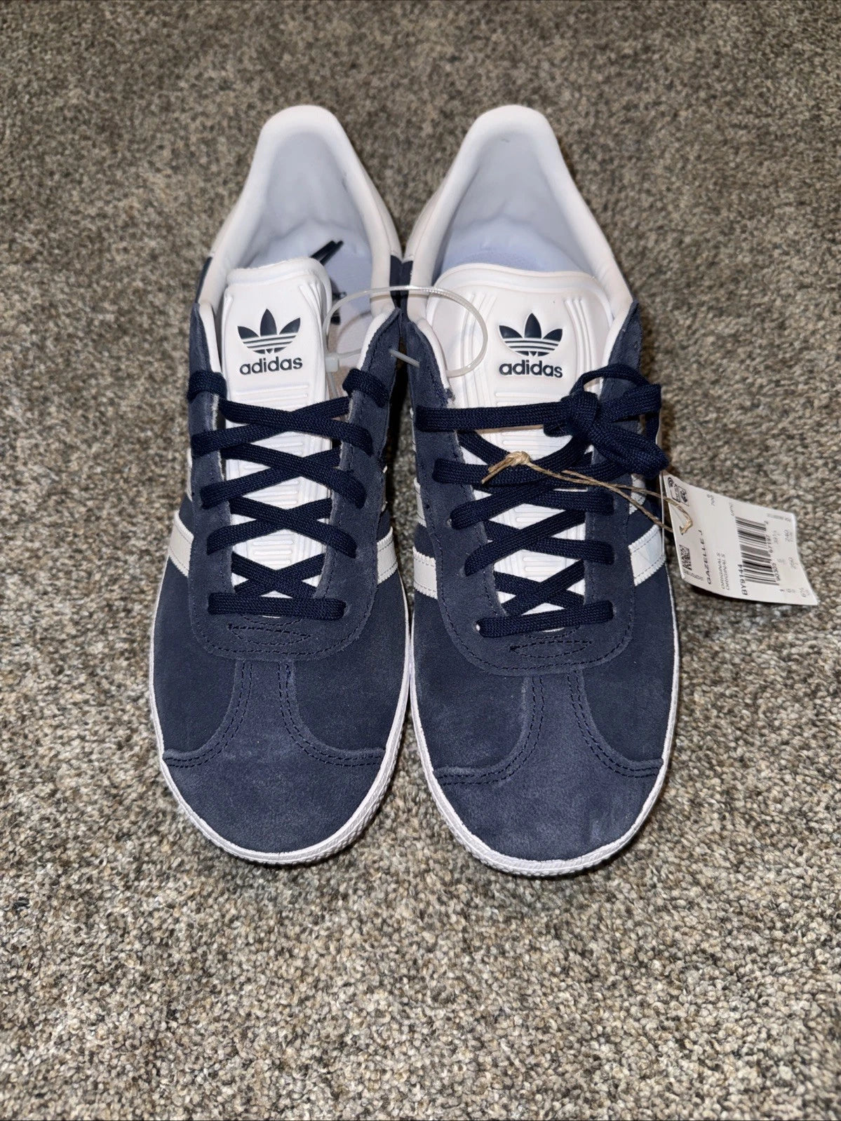 Size 6.5Y Adidas Gazelle Blue