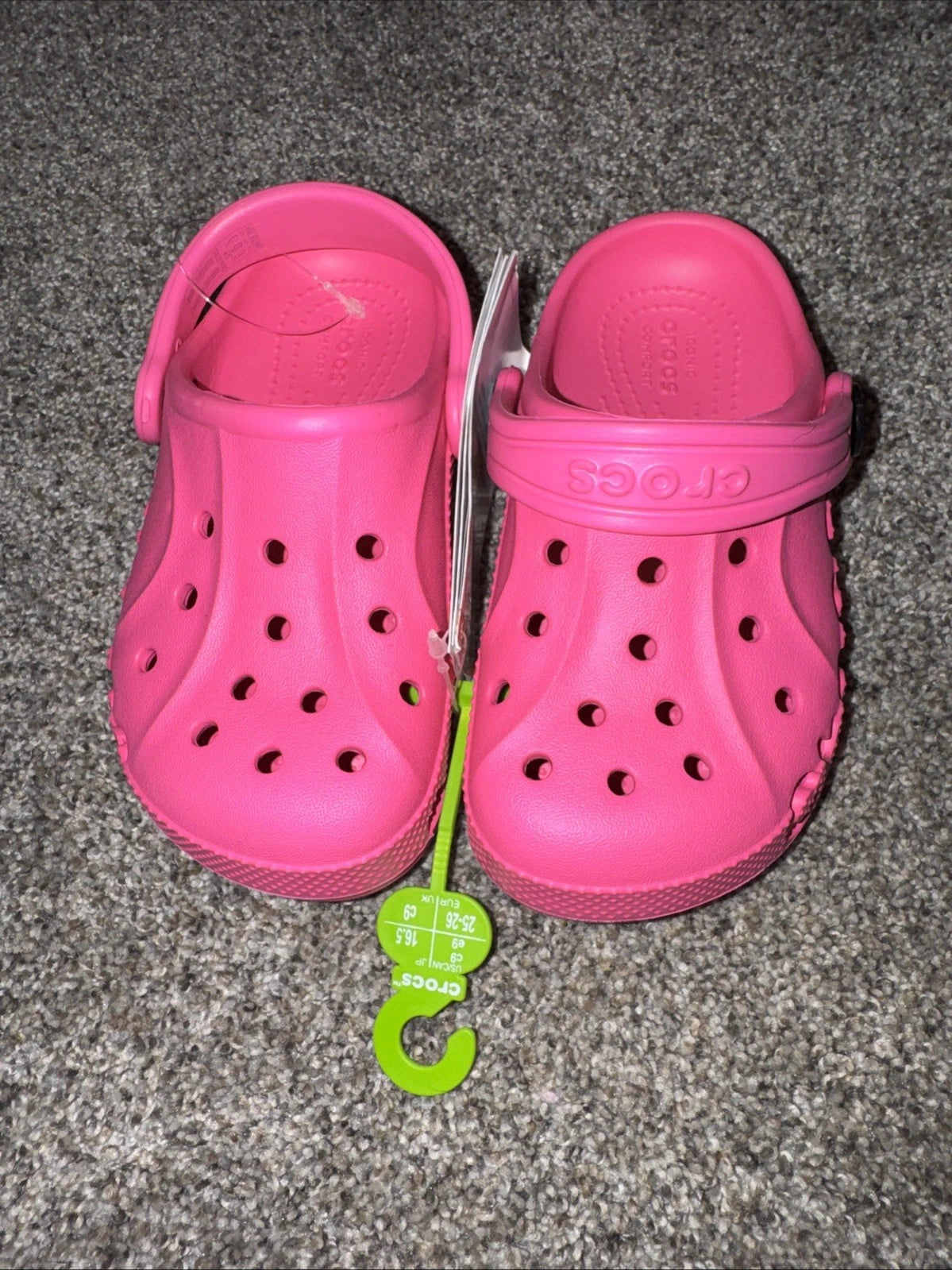 Kids Size 9C Crocs Classic Pink