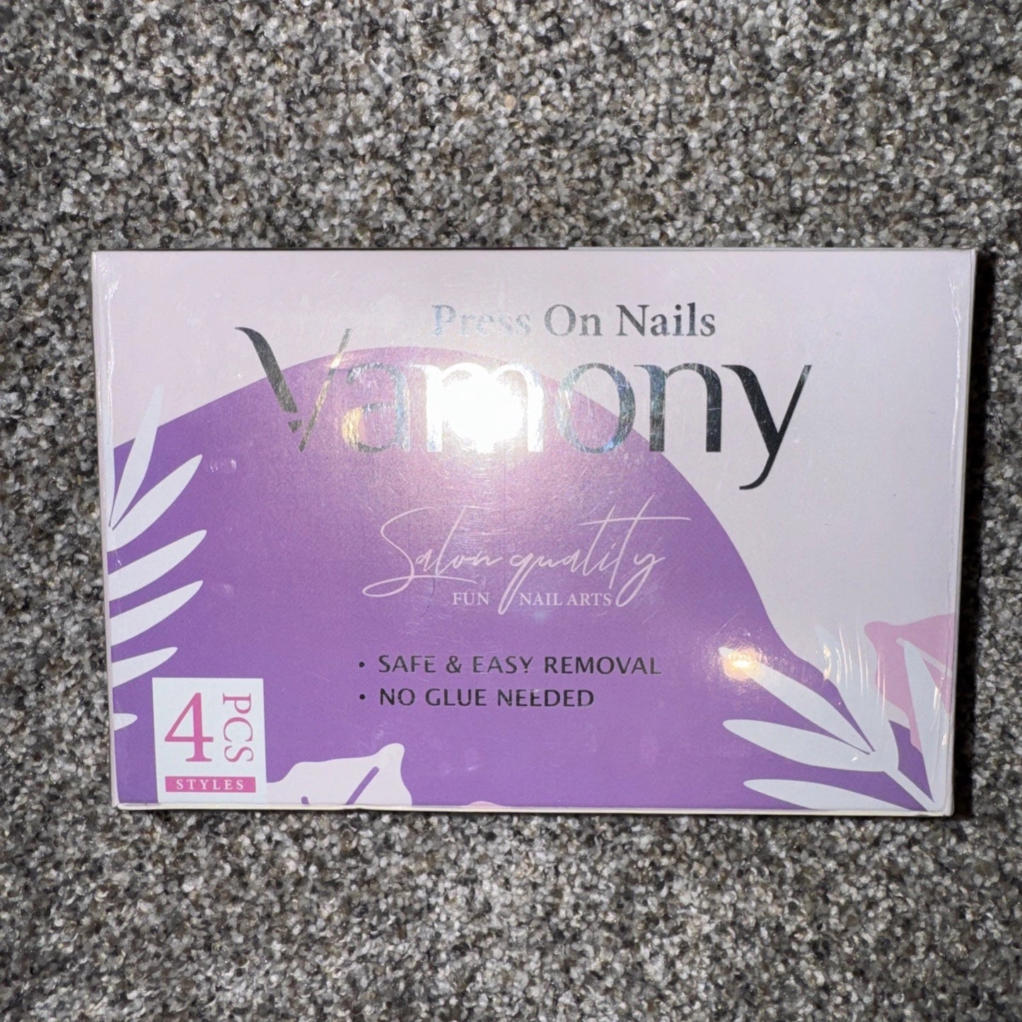 Vamony Press On Nails 4pcs Styles