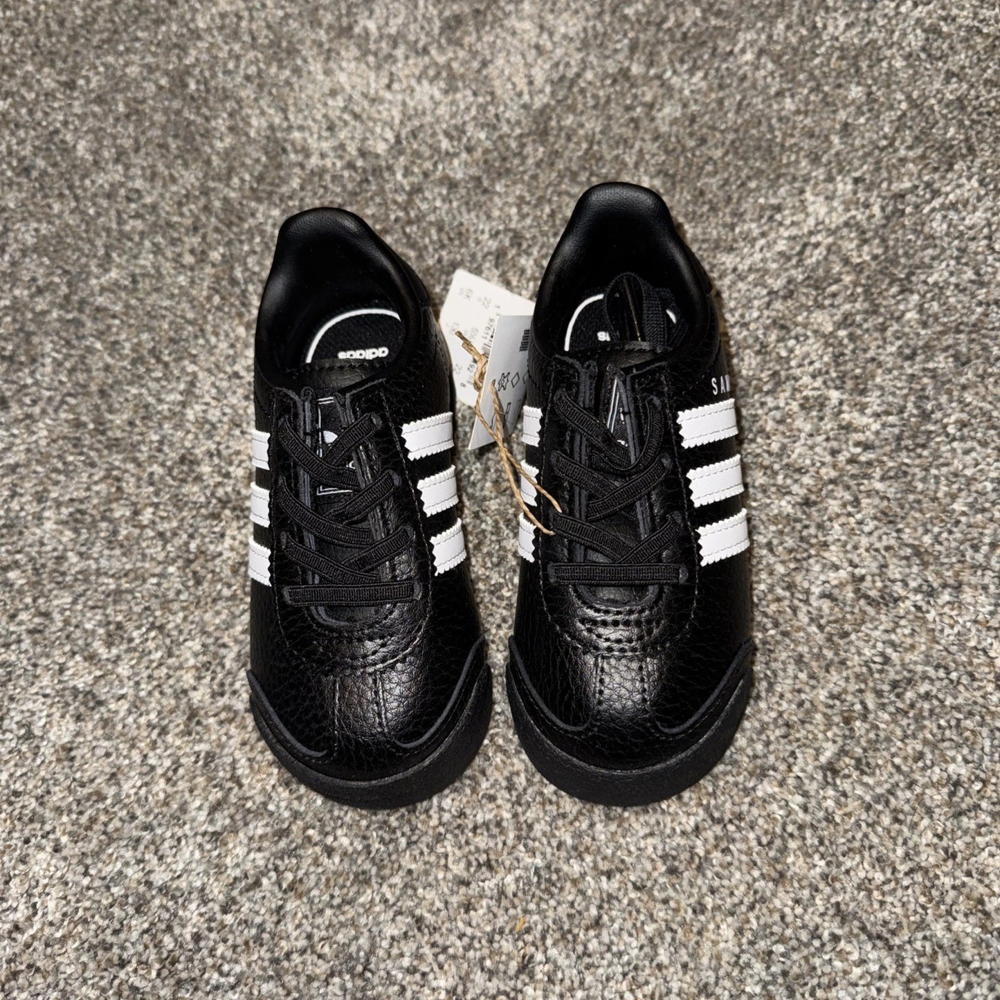 Size 6C Adidas Samoa I Black