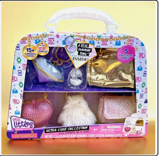 REAL LITTLES Micro Handbag Ultra Luxe Collection 5 Bags 15 Surprises