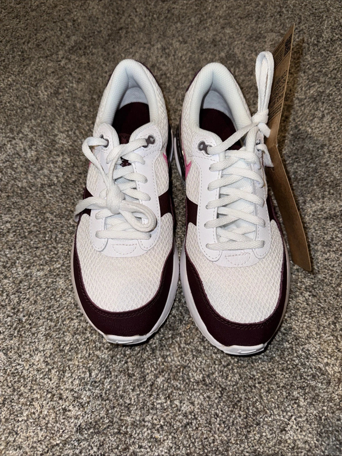 Size 4Y- Nike Air Max SYSTM Burgundy