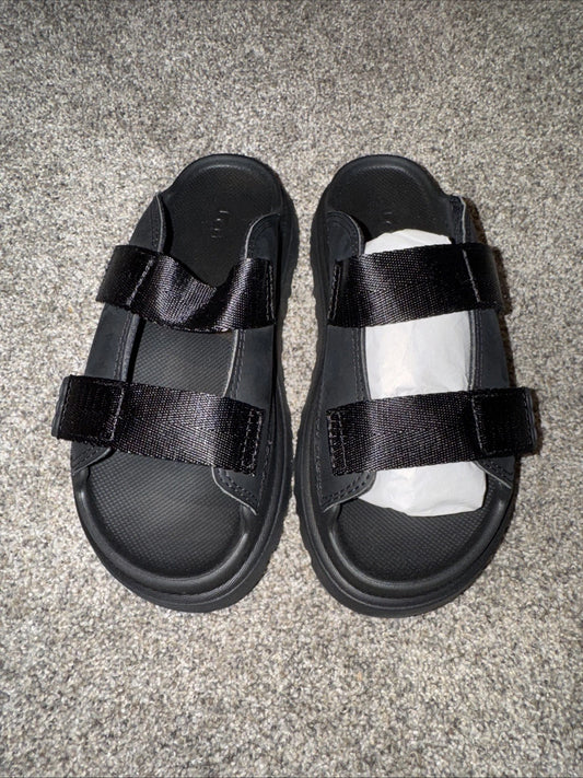 Size 3Y UGG Goldenglow Slide Black