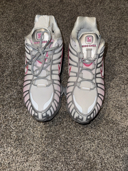 Size 6.5 Women’s - Nike Shox TL Metallic Platinum Pink Foam- No Box Lid