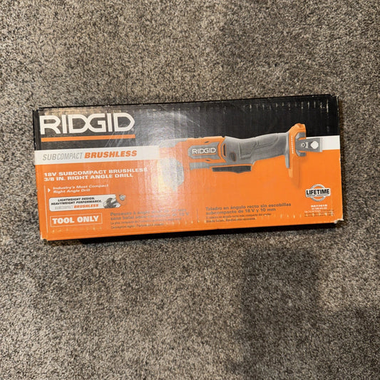 Ridgid 18V Subcompact Brushless 3/8in Right Angle Drill