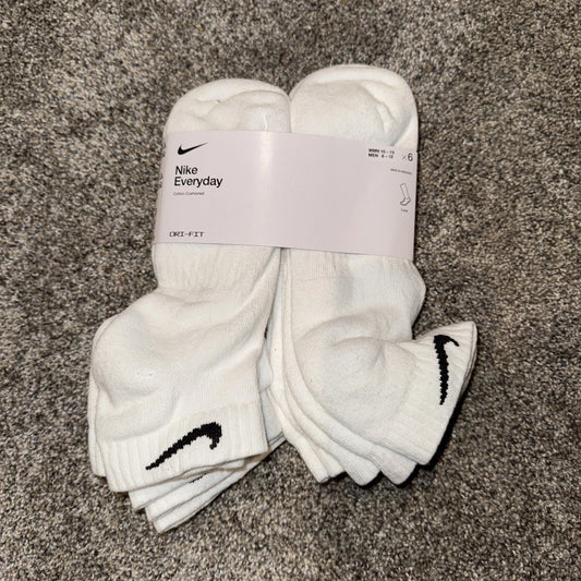 Nike Low Socks White Men’s 8-12