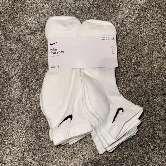 Nike Ankle Socks Men’s 8-12 White