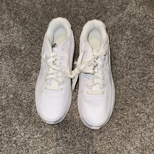 Size 5.5Y- Nike Air Max 90 White