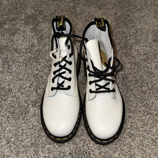 Size 6 Men’s- Dr. Martens Boots White