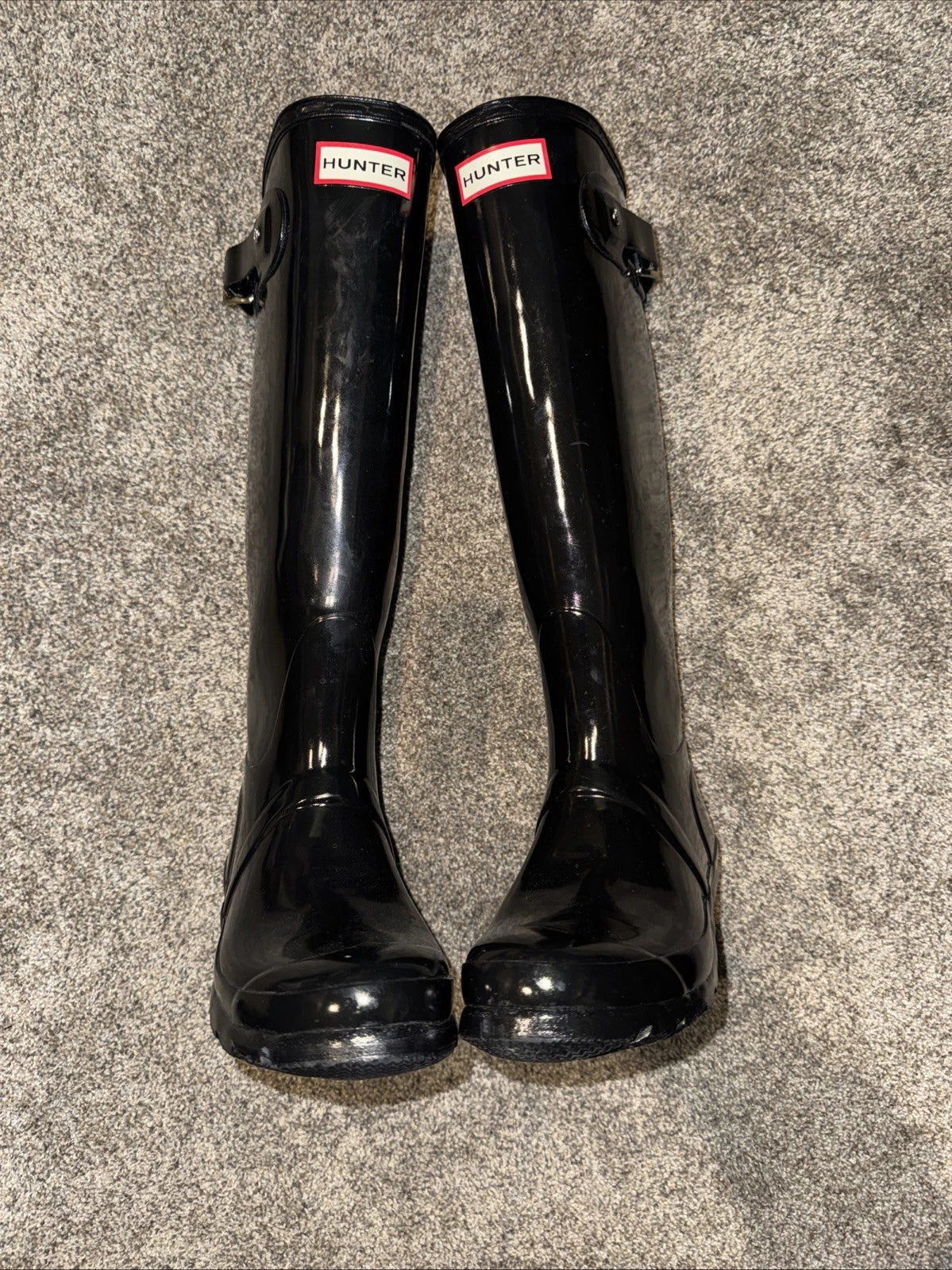 Size 5 Women’s- Hunter Rain Boots Tall- Black