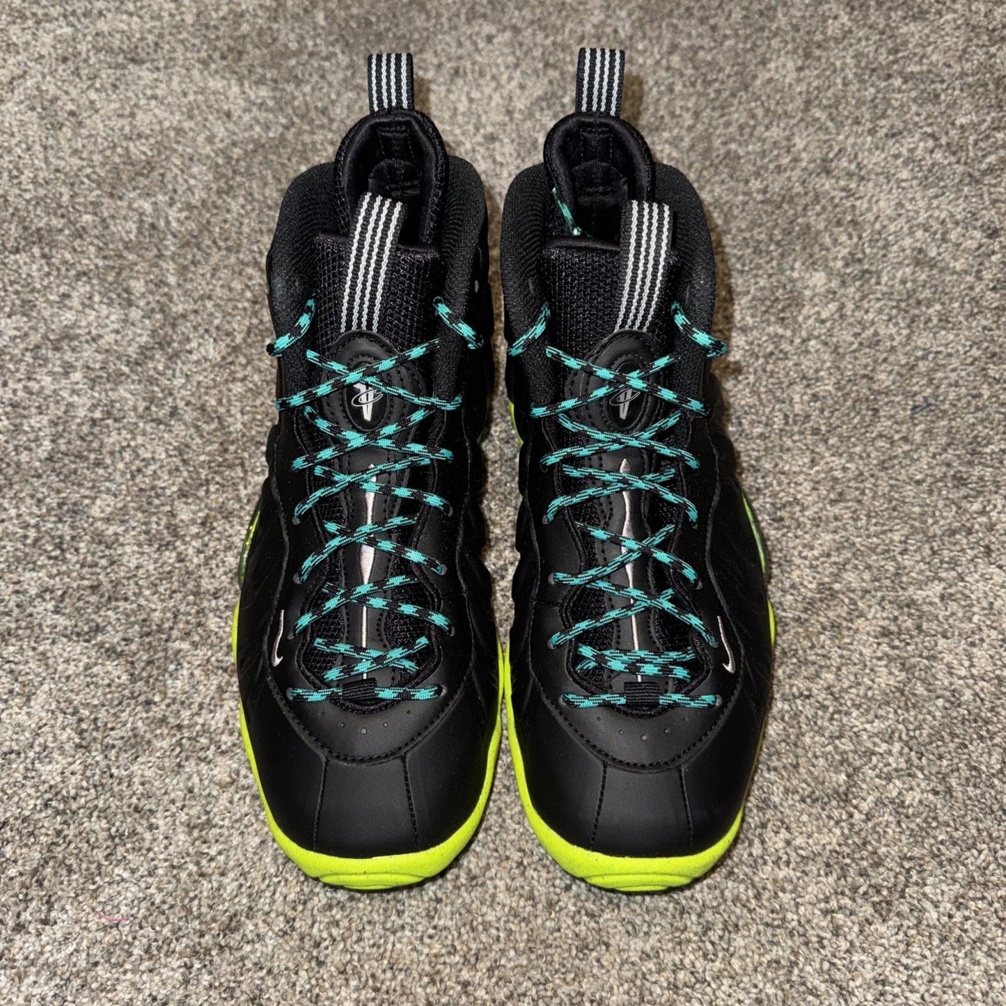 Size 5.5Y- Nike Little Posite One Black