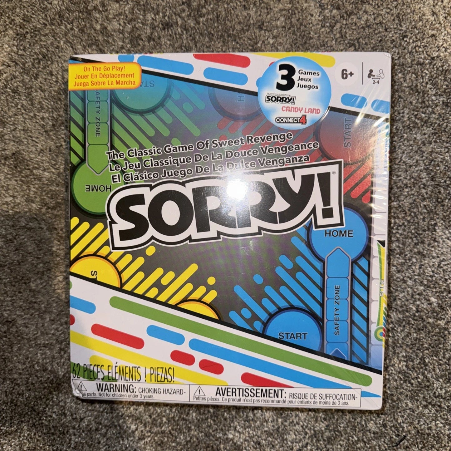 3 Games- Sorry!- Candy Land- Juegos