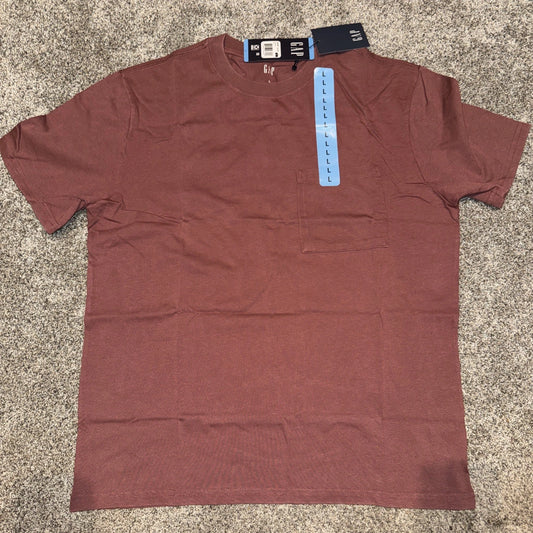Men’s Large- GAP Washed Pocket Tee Red