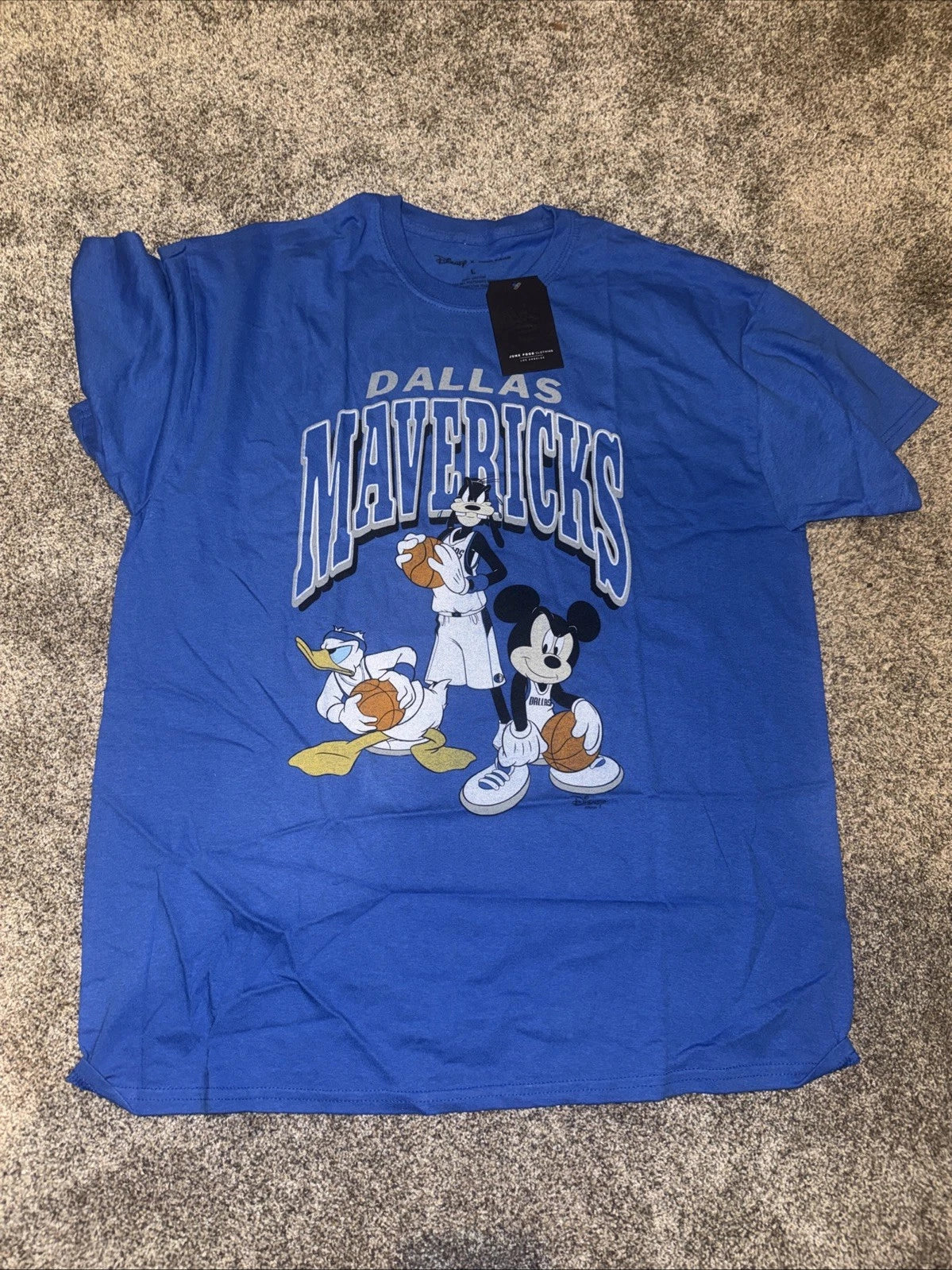 Junk Food Clothing T-shirt - Blue - Size Large Men’s