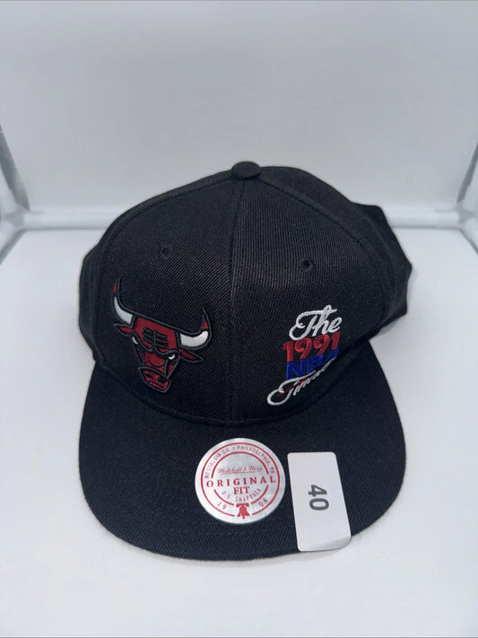 Mitchell & Ness Chicago Bulls SnapBack  Black
