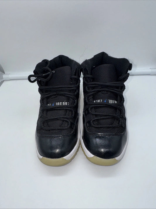 Size 11C- Jordan 11 Retro Black- Pre Owned