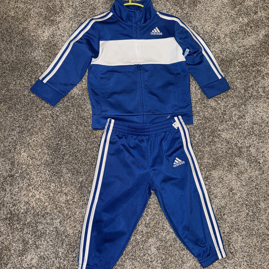 Boys 12 Months Adidas Set Blue