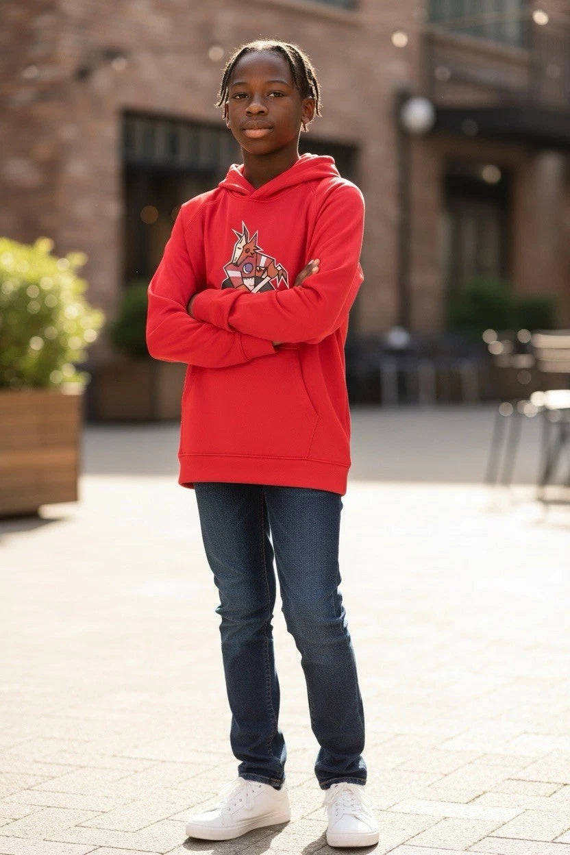 Kids Large- NHL Hoodie- Red
