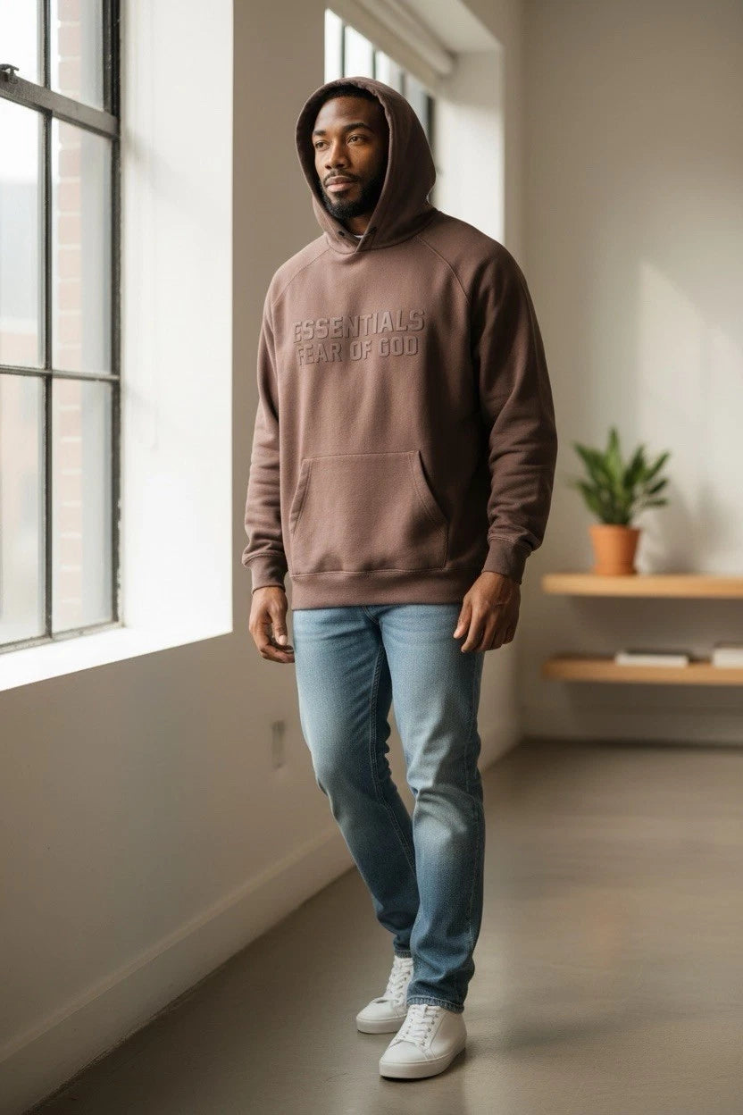 Men’s Small- Essentials Fear Of God Hoodie