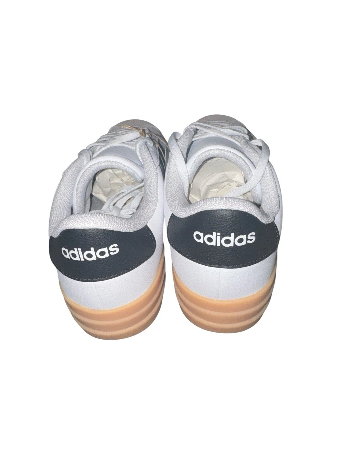 Kids 6.5Y- Adidas VL Court Bold J- White