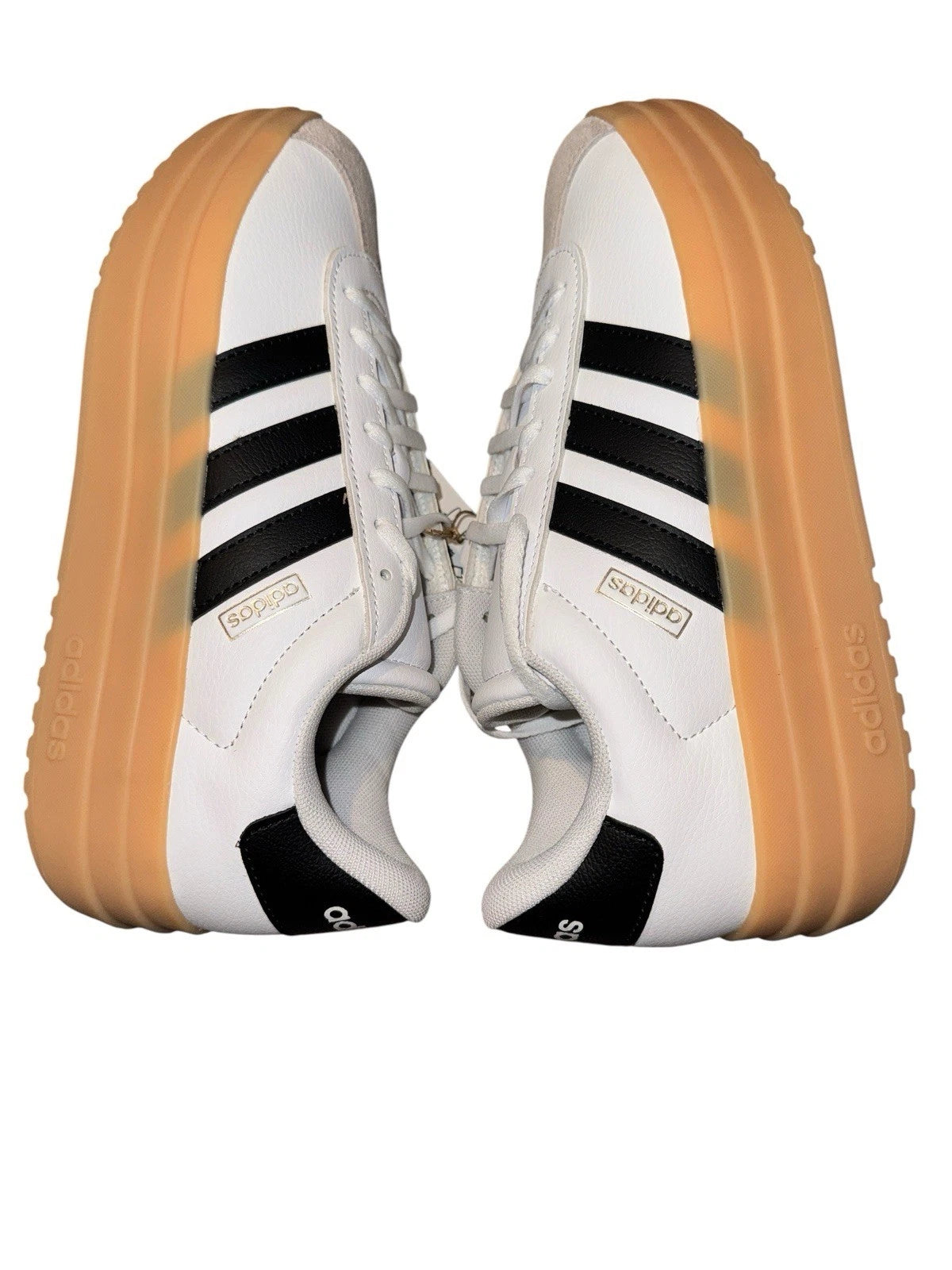 Kids 6.5Y- Adidas VL Court Bold J- White
