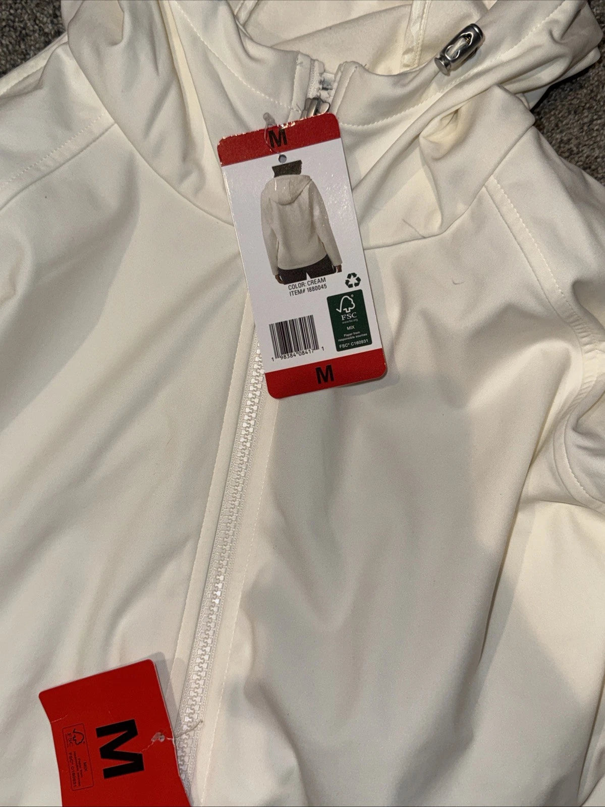Women’s Medium - 32 Degrees Heat Jacket- Cream