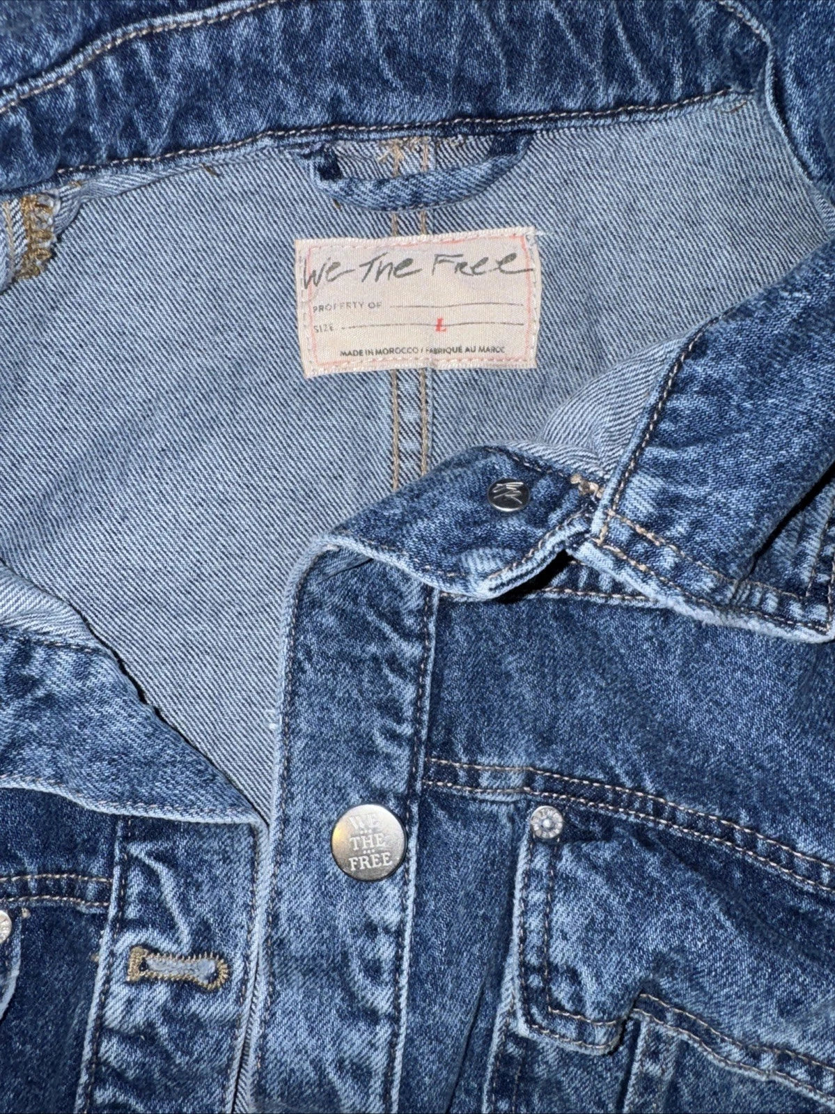 Women’s Large We The Free Denim Jacket