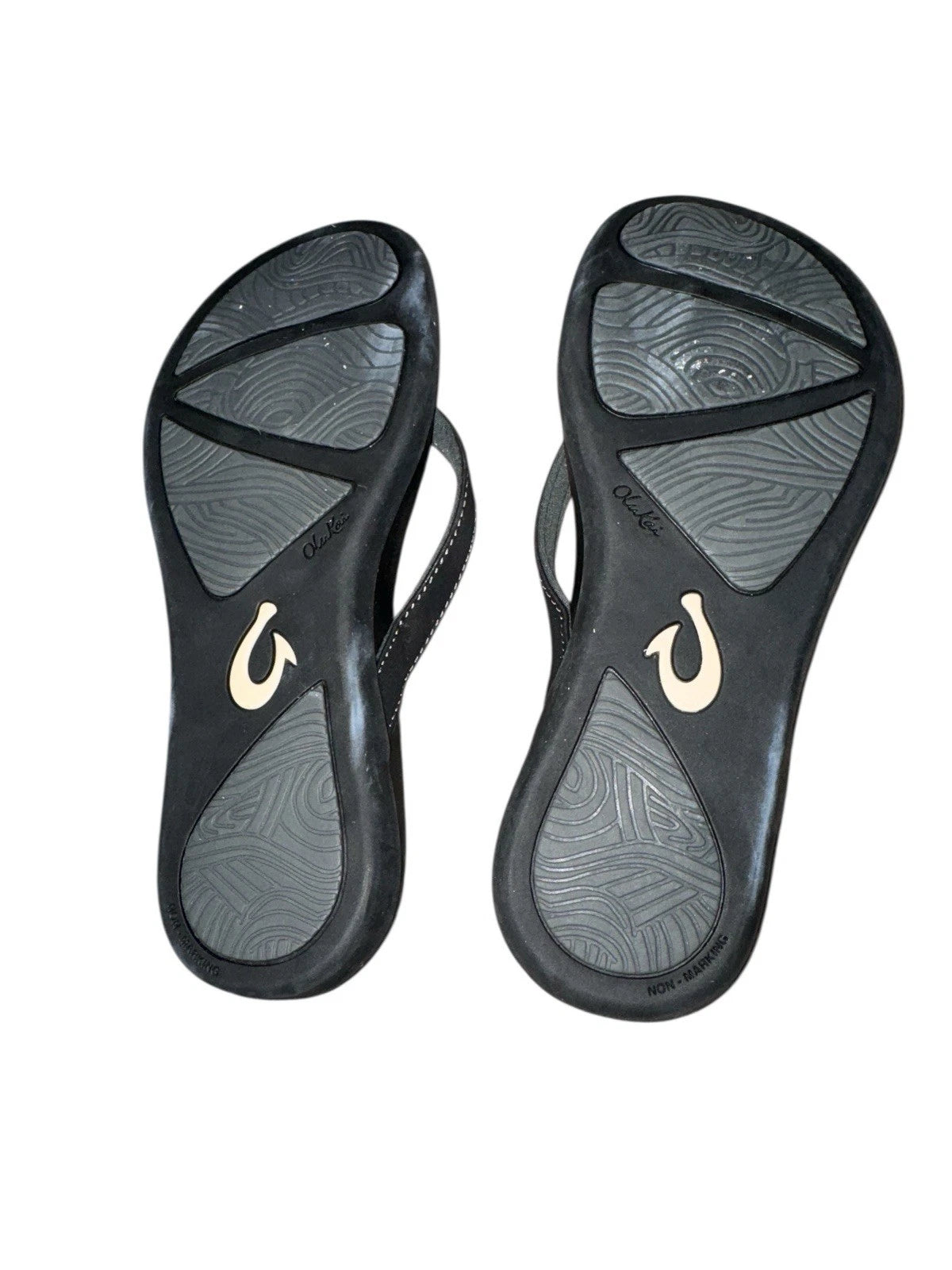 Women’s Size 8- Olukai Sandals Black