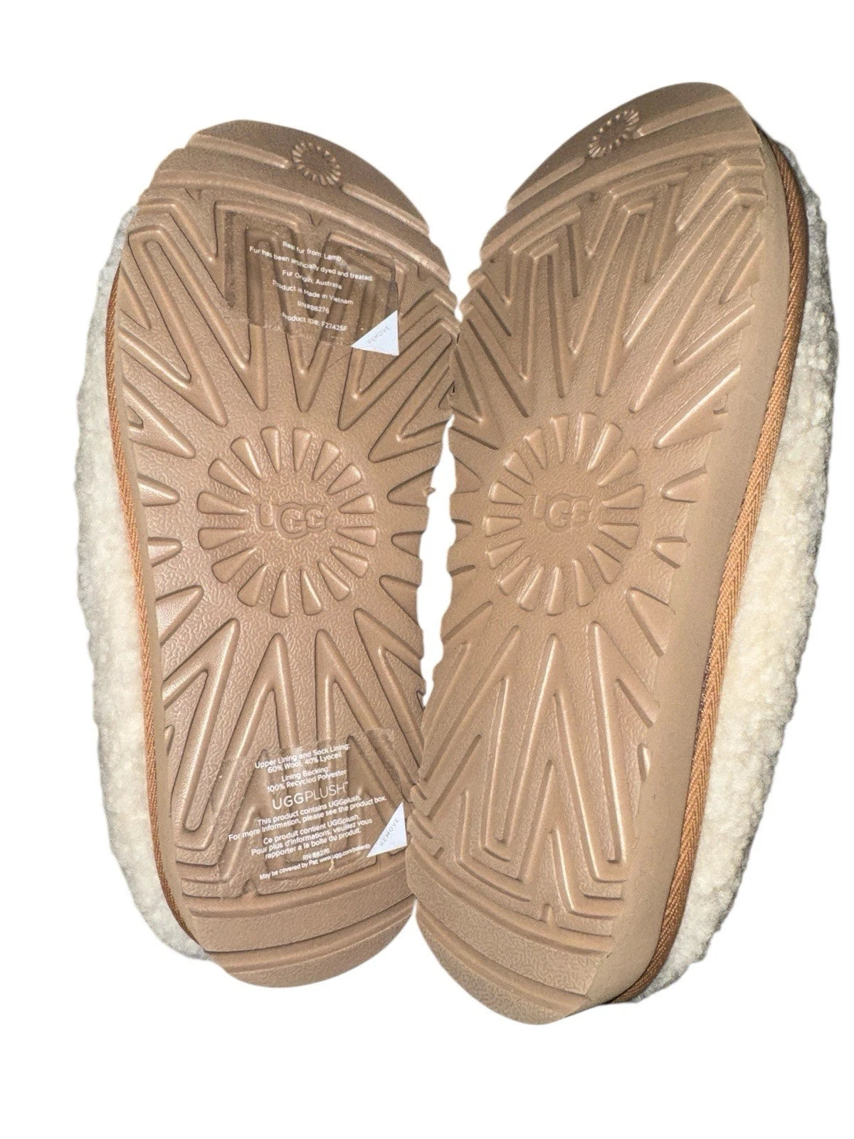 Women’s Size 6- UGG Slippers- Cream