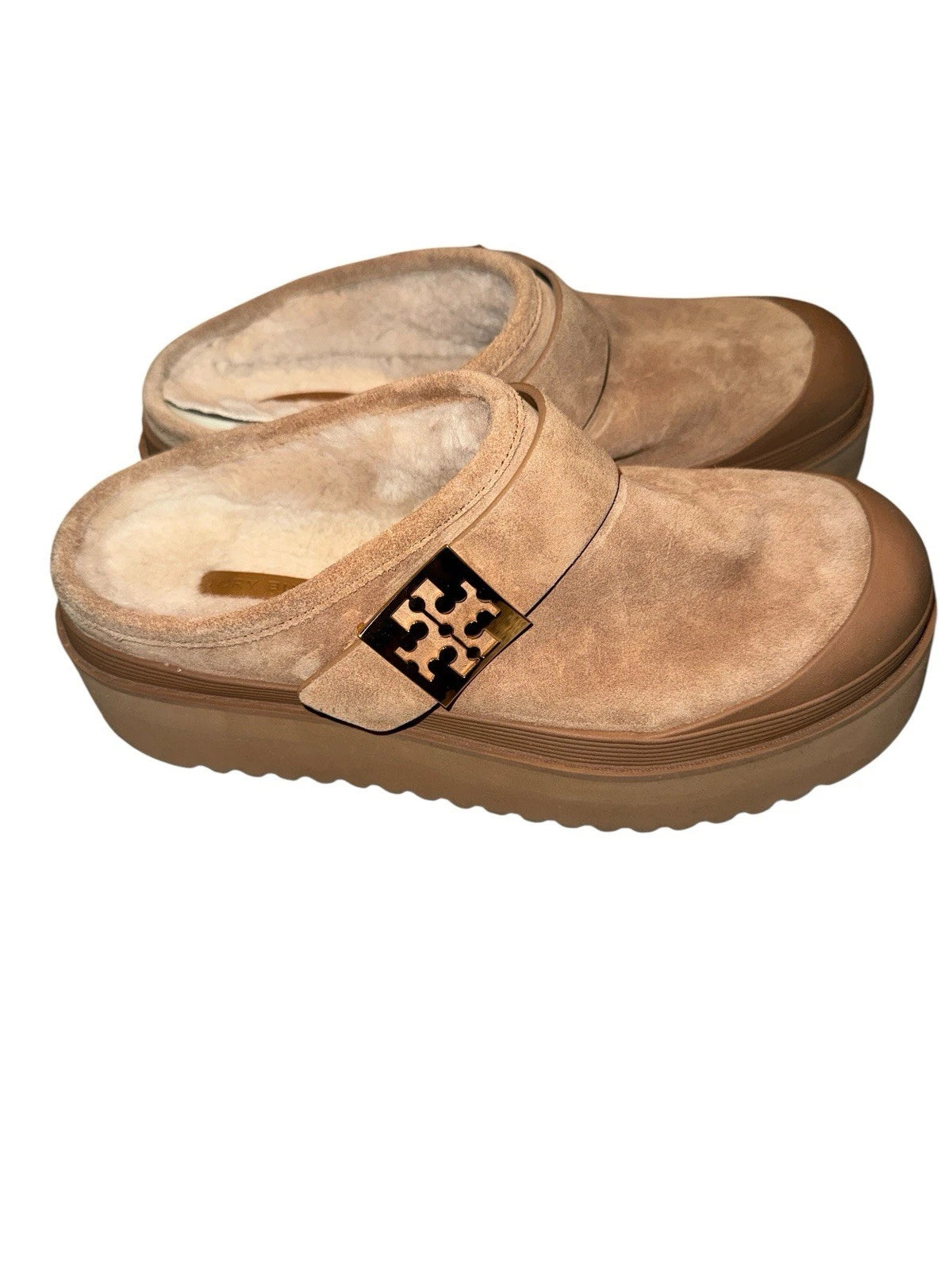 Women’s Size 7- Tory Burch Mules- Brown