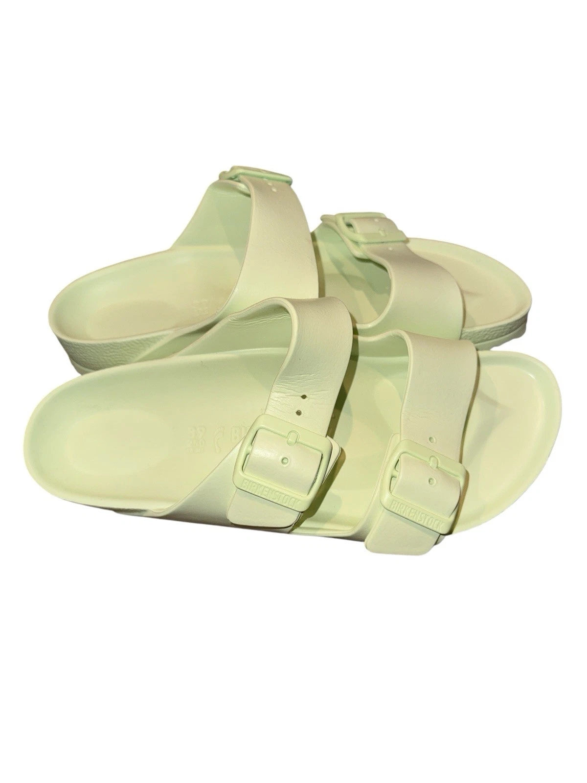 Women's  8- Birkenstock Sandals - Light Green