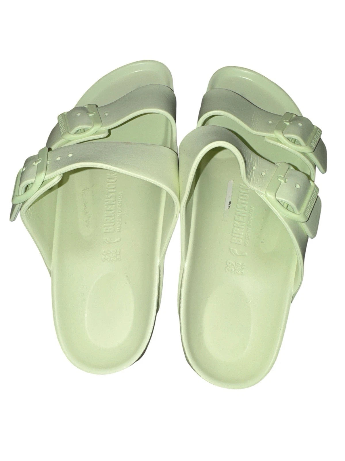 Women's  8- Birkenstock Sandals - Light Green