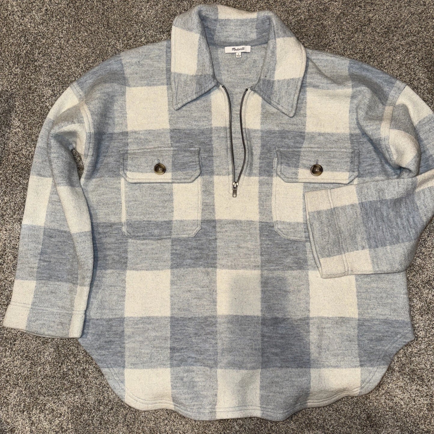 Women’s Large - Madewell Half Zip Sweater