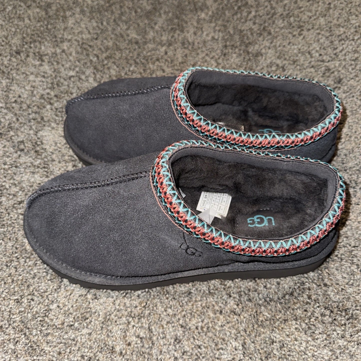 Size 7 Women’s UGG Tasman II Slippers Grey